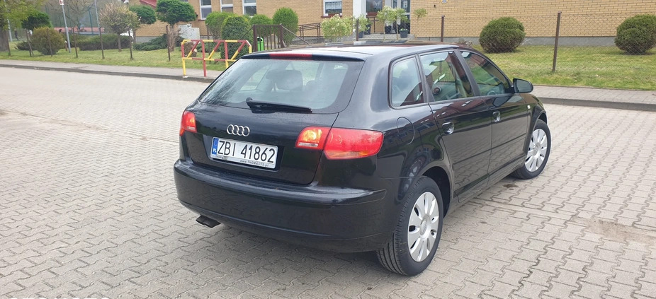 Audi A3 cena 19300 przebieg: 259777, rok produkcji 2007 z Białogard małe 191